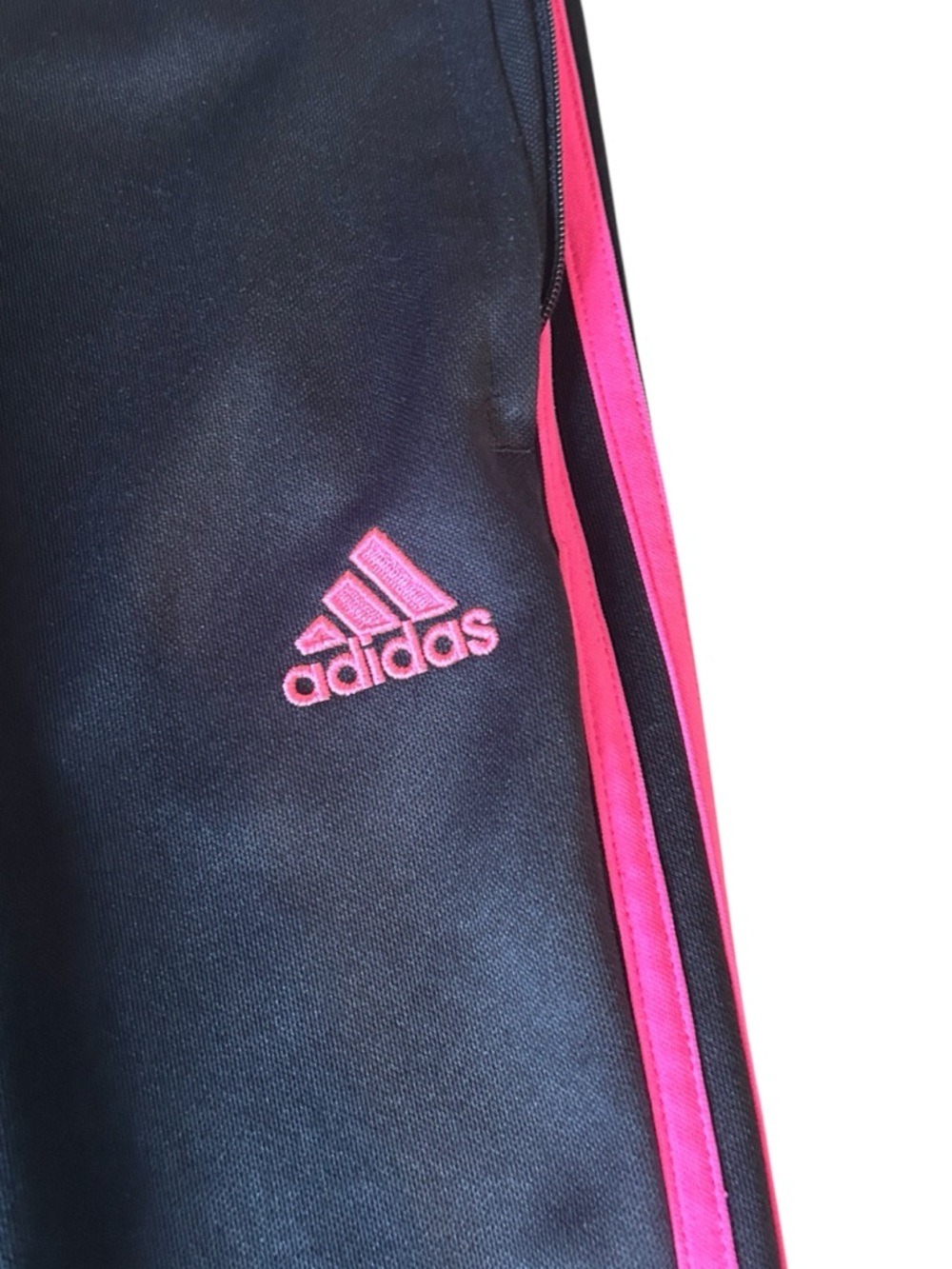 Adidas Tiro 15 ClimaCool Pants XL Black Pink Stripe Soccer Athletic - Picture 13 of 14